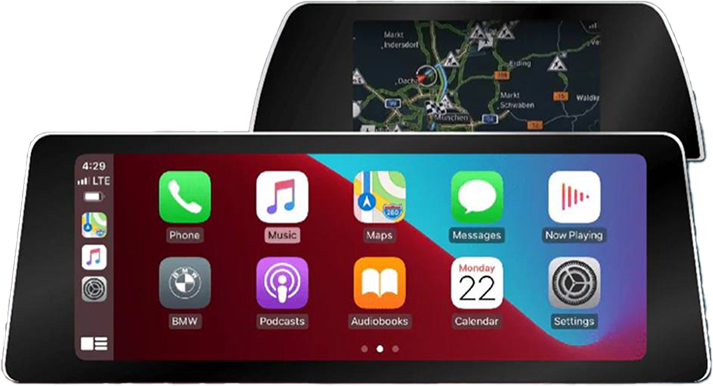 BMW Apple CarPlay Display im Fahrzeug